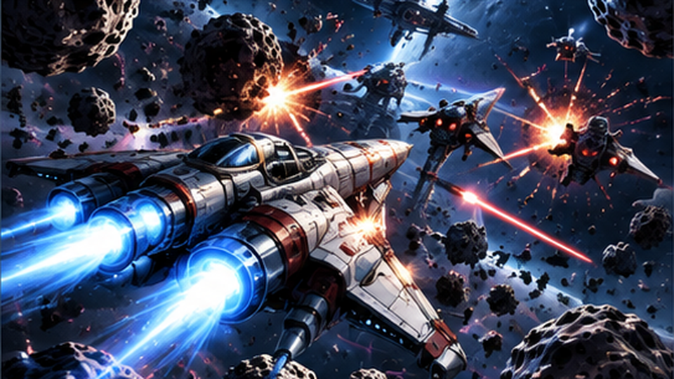 Asteroids space combat